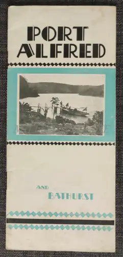 PORT ALFRED AND BATHURST - Südafrika, Touristenbroschüre mit Fotos 1931