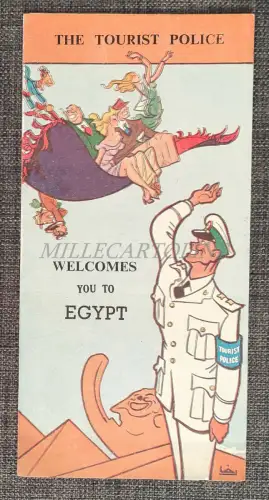 DIE TOURISTENPOLIZEI BEGRÜSST SIE IN ÄGYPTEN - Prospekt mit Fotos