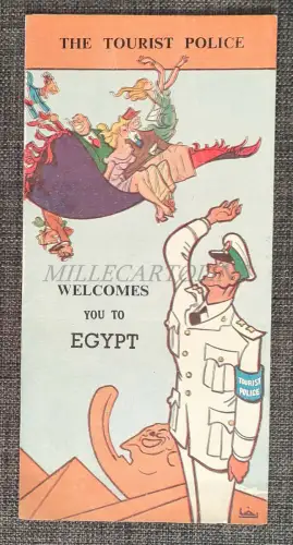 DIE TOURISTENPOLIZEI HEISST SIE IN ÄGYPTEN WILLKOMMEN - Broschüre mit Fotos