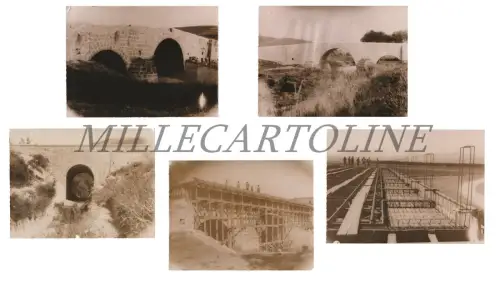 BRÜCKE ÜBER DEN SAMMARO - Arbeiten Erweiterung Aufstieg Montecalvello, 5 Fotos