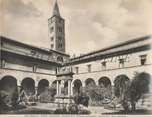 RAVENNA - Kreuzgang St. Johannes Evangelista, 16. Jahrhundert, Foto Ediz. Anderson