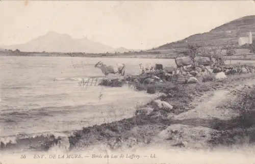 FRANKREICH - ca. de la Mure, Bords du Lac de Laffrey