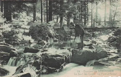 FRANKREICH - Environs de Gérardmer, Le Saut des Cuves, Le Pont d'Amour