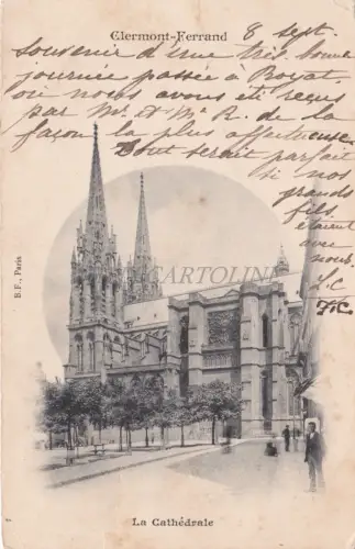 FRANKREICH - Clermont-Ferrand, La Cathédrale 1902