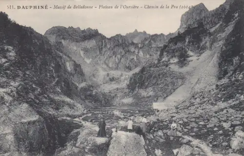 FRANKREICH - Dauphiné, Massif de Belledonne, Plateau de l'Oursiere, Chemin de la Pra
