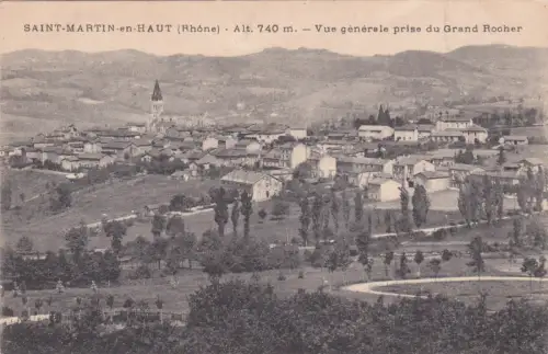FRANKREICH - Saint Martin en Haut, Gesamtansicht des Grand Rocher
