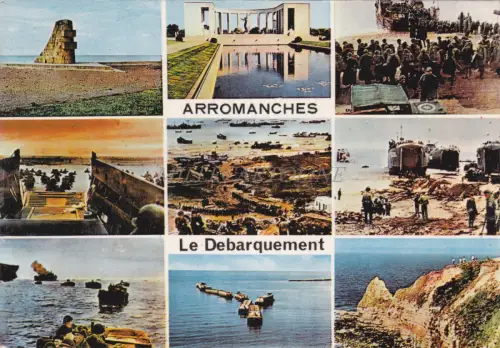 FRANKREICH - Arromanches, Die Landung, Ansichten