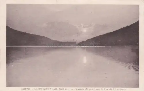 FRANKREICH - La Schlucht, Sonnenuntergang am Gerardmersee