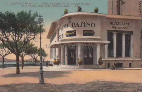 FRANKREICH - Saint Raphael, Promenade et Grand Casino