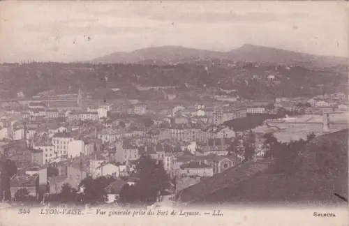 FRANKREICH - Lyon-Vaise, Gesamtansicht des Fort de Loyasse