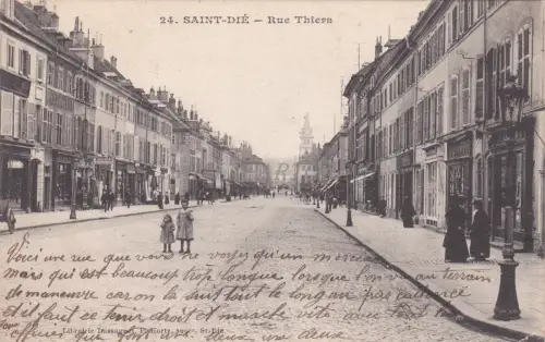 FRANKREICH - Saint Dié, Rue Thiers