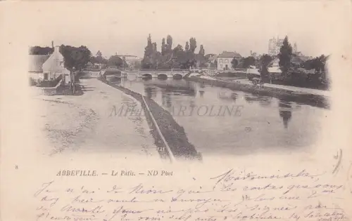 FRANKREICH - Abbeville, Le Pàtis 1900