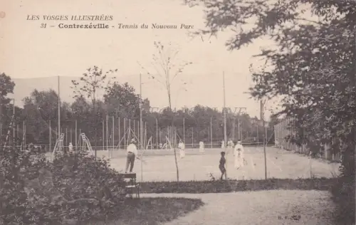 FRANKREICH - Vosges Illustrées, Contrexéville, Tennis du Noveau Parc