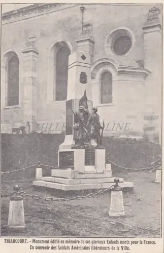 FRANKREICH - Thiaucourt, Denkmal für tote Kinder für Frankreich WWI