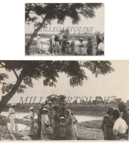 FASCHISMUS - Staudamm Uebi Scebeli a Genale, Gov. Von Alt und Familie, 2 Fotos 1926