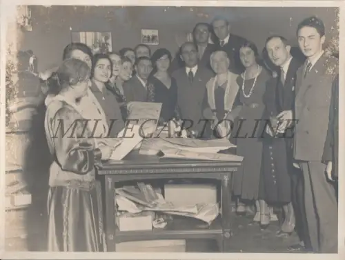 VERCELLI - Faschismus, Vorbereitung der Pakete für die faschistische Befana, Foto