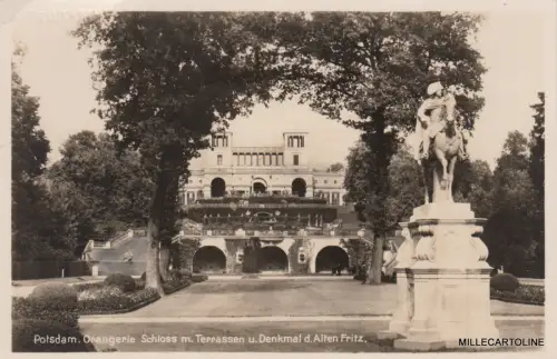 * DEUTSCHLAND - Potsdam - Orangerie Schloss m.Terrassen u.Denkmal (Ed.Georg Stilke)
