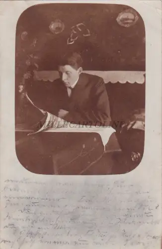 DEUTSCHLAND - Chemnitz - Mann - Echtfoto 1906