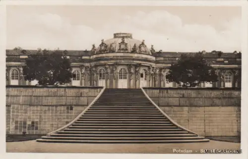 * DEUTSCHLAND - Potsdam - Schloss Sanssouci 1936 Jahrschau / to Istituto Rizzoli