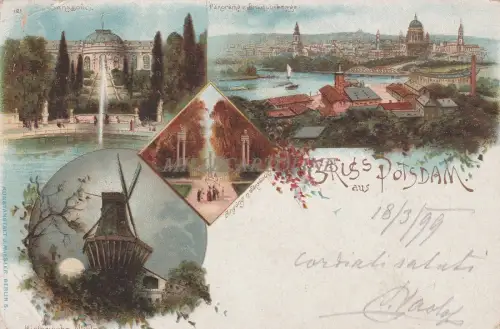 DEUTSCHLAND - Potsdam - Ansichten 1899