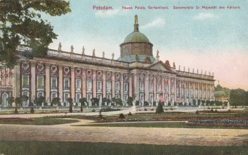 GERMANY - Potsdam - Neues Palais - Gartenfront