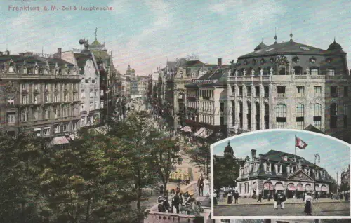 DEUTSCHLAND - Frankfurt - Zeil & Hauptwache