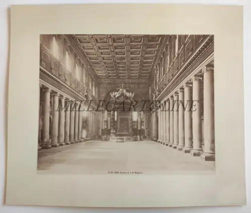 ROM - Basilika Santa Maria Maggiore, Fotoalbumina auf Karton