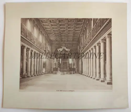 ROM - Basilika Santa Maria Maggiore, Fotoalbumina auf Karton