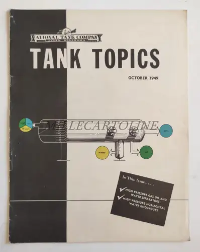 NATIONAL SUPPLY COMPANY TULSA OKLAHOMA - Tank Topics 1949