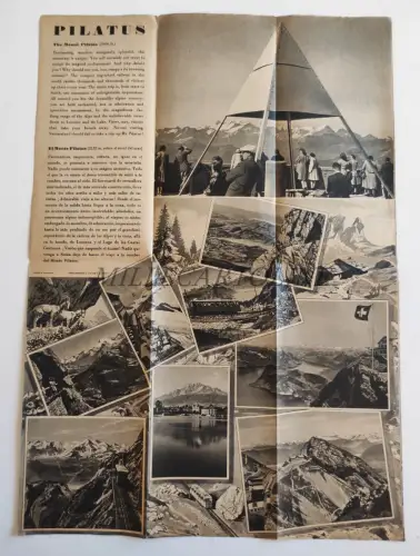 PILATUS - Schweiz, Bildblatt