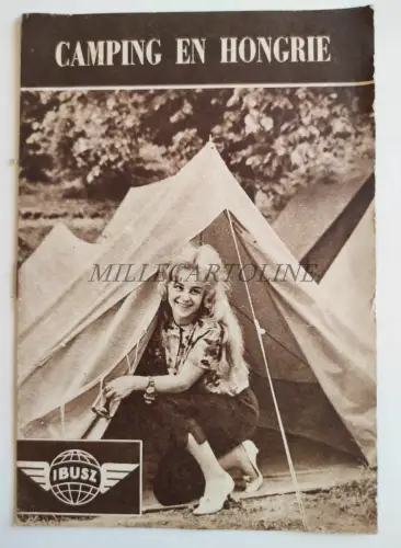 CAMPING EN UNGARN UNGARN - Ibusz Touristenbroschüre mit Fotos