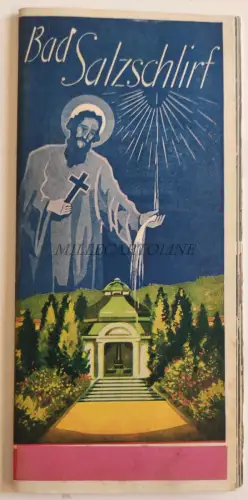 BAD SALZSCHLIRF DEUTSCHLAND - Tourismusprospekt mit Illustration und Fotos