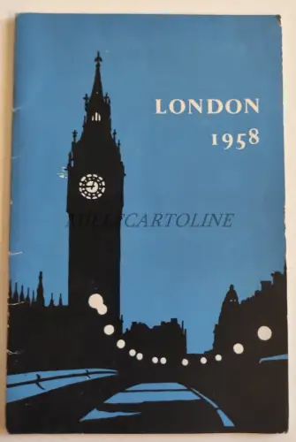 LONDON 1958 The Barclays Group of Banks Guide with Map