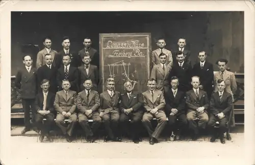 GERMANY - Freiberg - Lenassi Kurs Geometrie - Echtfoto Postkarte