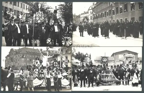 DEUTSCHLAND - Freiburg im Breisgau - 4 Echtfoto Postkarte E.Baumgartner