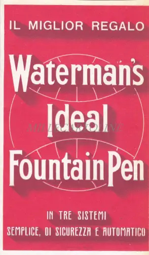 WATERMAN'S IDEAL FOUNTAIN PEN - Faltbare Werbestifte