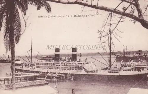 KAMERUN - Duala - Dampfschiff Madonna