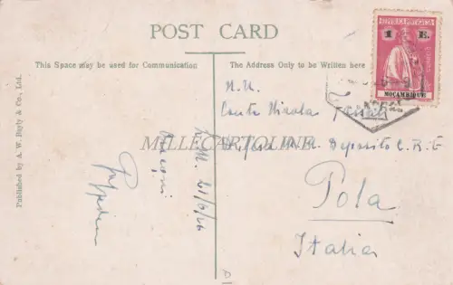 MOSAMBIK - Polana Hotel - Lourenco Marques 1926