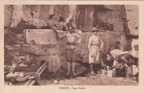 LIBYEN - Kyrene - Apolloquelle 1934