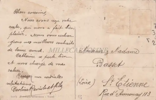 LIBYEN - Tripolis - Die italienische Flotte vom Garten des Militärkreises aus gesehen