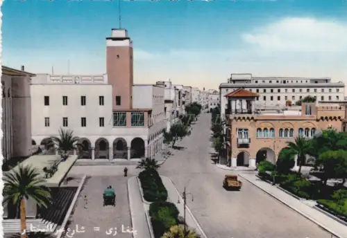 LIBYEN - Bengasi - Sciara Omar el Muhtar 1952