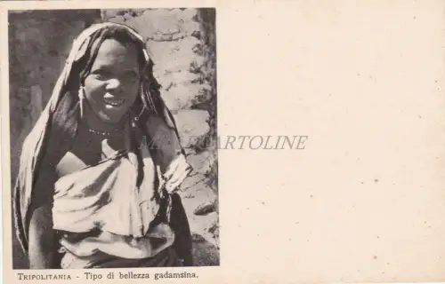 LIBYEN - Mustermesse Tripolis - Art der Schönheit Gadamsina