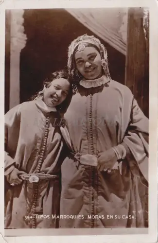 MOROCCO - Marokkanische Typen - Brombeeren zu Hause - Real Photo