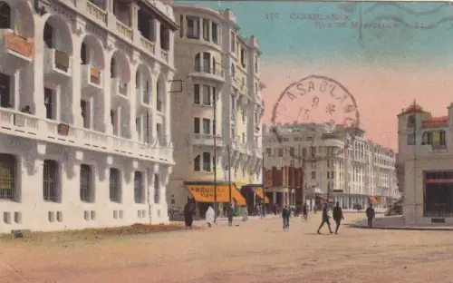 MAROKKO - Casablanca - Rue de Marseille