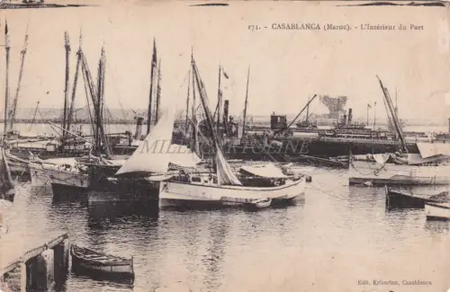 MOROCCO - Casablanca - L'Interieur du Port