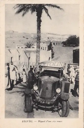 MAROKKO - Figuig - Start eines Sechsrads - Transatlantikhotels