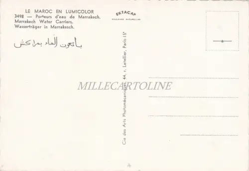 MOROCCO - Marrakech - Wasserträger
