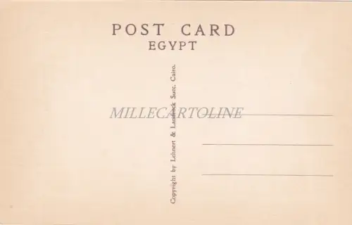 ÄGYPTEN - Lehnert & Landrock - Theben - Kapelle der Nobelmusiker