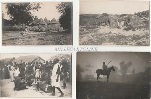 * ÄTHIOPIEN - Abessinien - 17 echte Foto-Postkarten