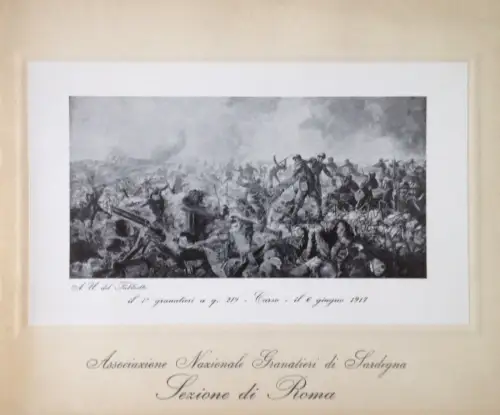 § ASS. NAZ. GRANATIERI DI SARDEGNA - SEZ. DI ROM - FEIERKALENDER 1952